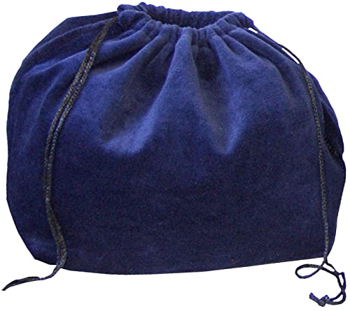 Small Blue Velvet Cremation Urn Bag - Velvet Cotton Bag for Urn - Small Size 9"L x 6"W x 9"H - Great for Holding a Pet or Human Urn Measuring 7"H or Smaller - color: Blue, size: Small