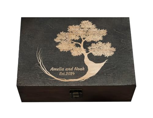 Eternal Tree of Life - Custom Engraved Memorial Gifts with Personalized Name Dedication, Unique Remembrance Present