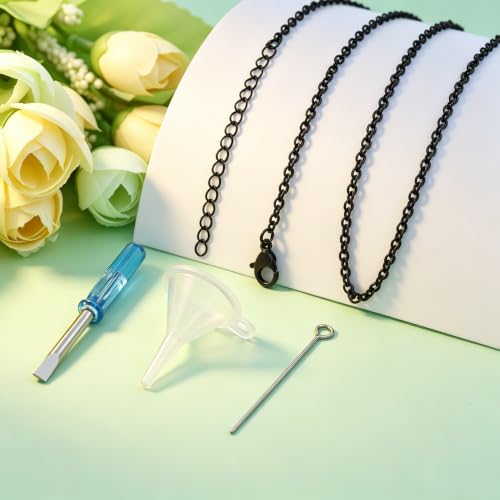 Heart Cremation Urn Necklace Human Ashes Jewelry for Women Men Engraved Your Wings were Ready but My Heart was Not Angel Wings Memorial Pendant Necklace Gift for Family Members - color: Black