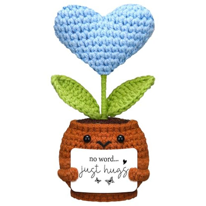 Janinka Sympathy Gift Loss of Loved One,Navy Blue Heart,Just Hug - color: Navy Blue Heart, style: Just Hug