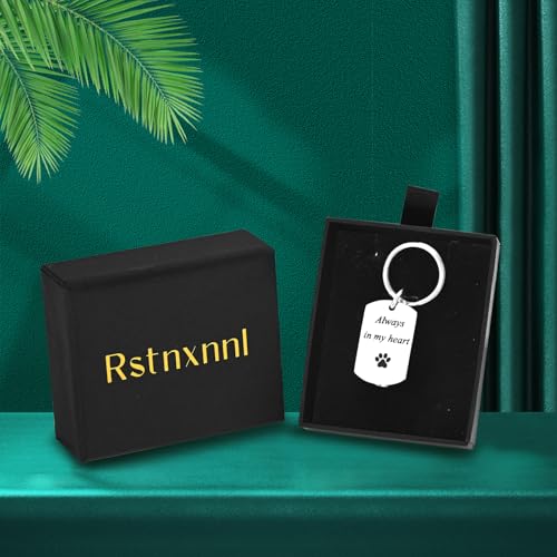Pet Paw Cremation Jewelry Urn Keychain for Ashes for Women Men Memorial Keepsake Keychain - color: Silver