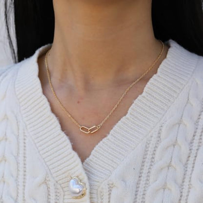 Baydurcan Pendant Necklace for Women Friends Sister Birthday Christmas Gift | Silver Evil Eye Ankh Mary Friendship Dragonfly Hummingbird Snake Turtle Pendant Necklace for Her Just Because Gifts - style: You & Me