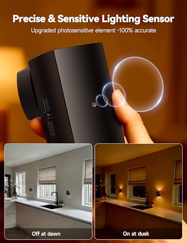 Brightown 2 Pack White Night Lights with Rotating Plug, Amber - color: Amber, size: 2 PACK Black