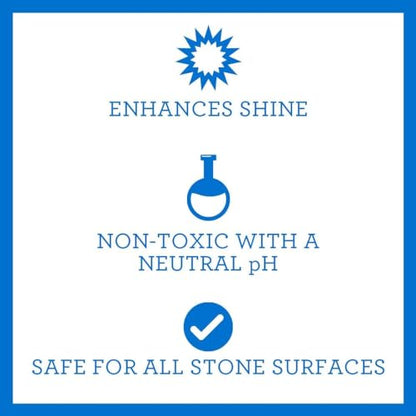 TriNova Granite Cleaner, 18 fl oz and 1 Gallon Refill Bundle | Stone cleaner bundle for granite, marble, quartz and sealed stone surfaces. - style: Refilll Bundle