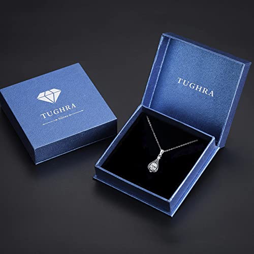 Urn Necklace for Ashes Cremation Jewelry 925 Sterling Silver Ashes Pendant Necklace Memorial Jewelry Gifts for Women Men Girls Boys - style: Celtic-April-Created Dimond