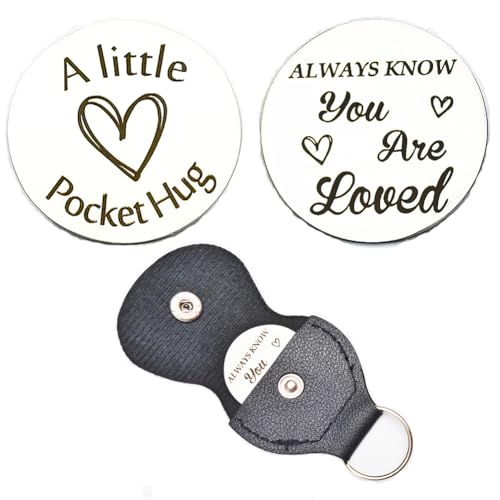 RFTWXHPN Pocket Hug Token Gift Keychain Christmas Birthday Gifts Long Distance Relationship Hug Tokens Keepsake Pocket Hugs - color: Always Know You Are Loved