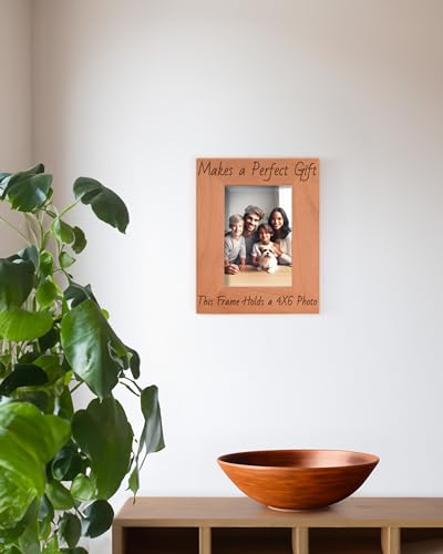 ThisWear Bereavement Dad Once Angel Now Mine Wood Frame - Landscape 4x6 - size: 4x6 Photo - Landscape