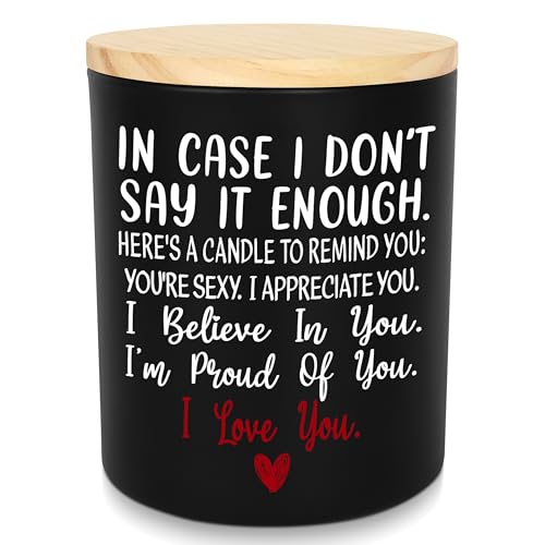 Anniversary Wedding Gifts for Women Men, Scented Candle 10 oz | Birthday Gifts for Wife Husband, Gift for Boyfriend Girlfriend, Long Lasting Burn, Vanila Lavender Candle, Ready To Gift - color: In Case