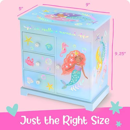 Giggle & Honey® Mermaid Musical Jewelry Box for Girls - style: Mermaid