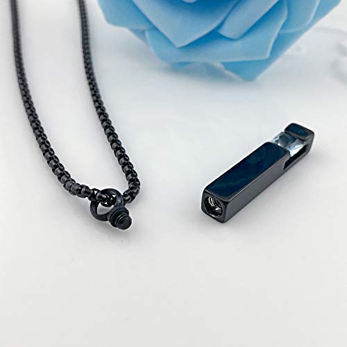 YOUFENG Urn Necklaces for Ashes Birthstone Cube Urns for Human Ashes Memorial Cremation Urn Locket Keepsake Ashes Jewelry - style: March