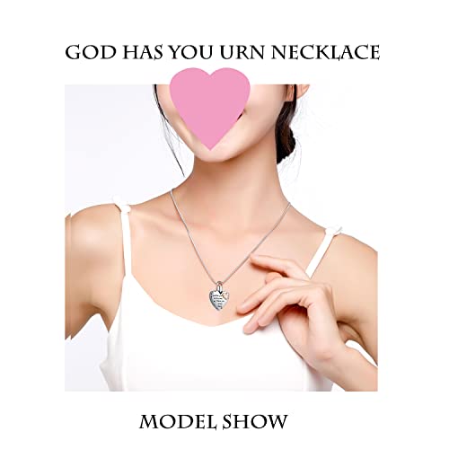 Heart Urn Necklace for Ashes Women Men Cremation Jewelry for Ashes Cremation Necklace In Memory of Loved One Grandpa Grandma Dad Mom Uncle Aunt Brother Sister Daughter Son - style: Grandma