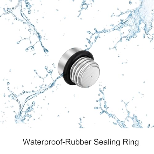 Abooxiu Screw with Screwdrivers for Urn Necklace Cremation Jewelry Ashes Keepsake Stainless Steel Replacement Silver