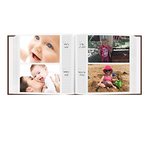 Pioneer Photo Albums EV-246FB/O 200-Pocket Baby Owl Printed Designer Frame Cover Photo Album, Pink, 4 x 6 Inch - color: Pink