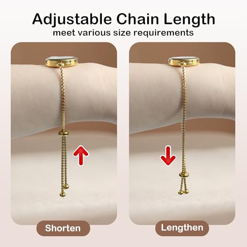 【NEW】 Pet Loss Sympathy Gift Can Hold Pet Hair, Adjustable Pet Memorial Bracelet, Pet Loss Gifts for Dogs Cats, Memorial Bottle for Pet Hair for Men Women Who Lost Pets-Brass Gold