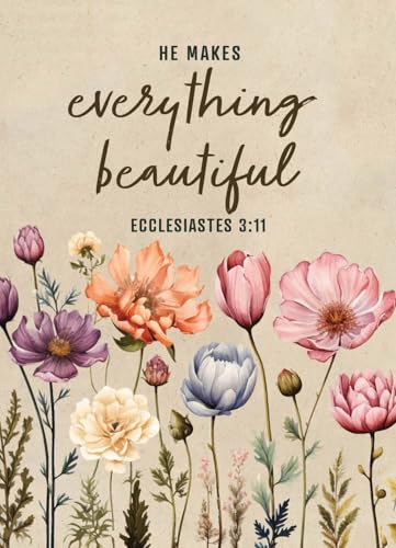 He Makes Everything Beautiful - Pollinator Wildflower Mix Seed Packets - 25 Seed Packs - Perfect Eco-Friendly Gift for Gardeners & Friends - Non GMO Seeds