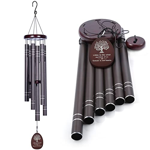Suntimber Large Wind Chimes Outside Deep Tone,Memorial Sympathy Gifts | 42" Memorial wind Chimes for Loss of Loved one,Bereavement Condolence Funeral Gifts,Hanging Decor for Garden,Yard and Patio