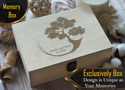 Eternal Tree of Life - Custom Engraved Memorial Gifts with Personalized Name Dedication, Unique Remembrance Present