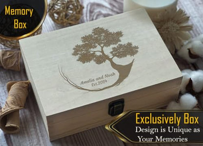 Eternal Tree of Life - Custom Engraved Memorial Gifts with Personalized Name Dedication, Unique Remembrance Present