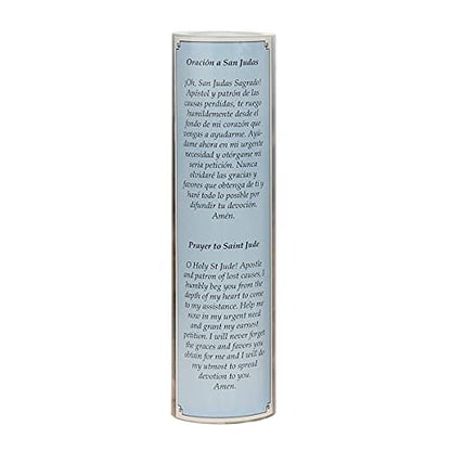 Stonebriar St. Jude Flameless LED Devotional Prayer Candle with Automatic Timer - style: St Jude
