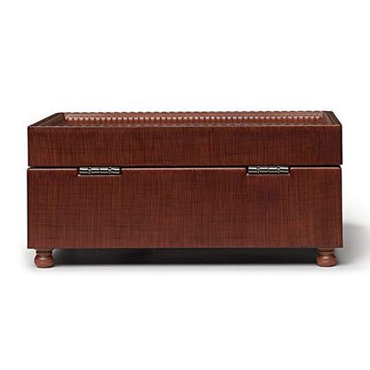 Roman Music Boxes - Always Loved Never Forgotten Woodgrain Finish Music Box - Plays Nocturne