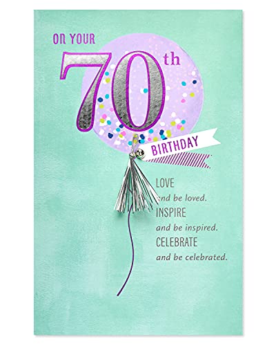 American Greetings 70th Birthday Card (Be Celebrated) - color: Be Celebrated