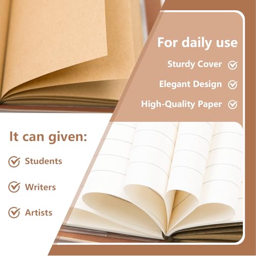Memorial Gifts for Loss of Father 136 Page Refillable Leather Journal Gift