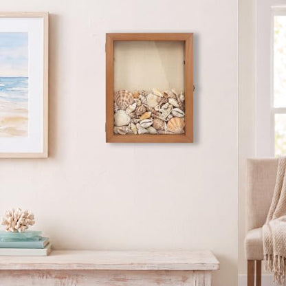 11x14x6 Extra Deep Shadow Box with 3 Removable Panels,Carbonized - color: Carbonized, size: 11x14x6