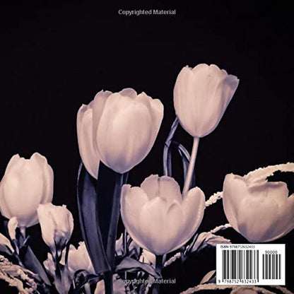 Funeral Guest Books Celebration Of Life: White Tulips Memorial Funeral Guest Book