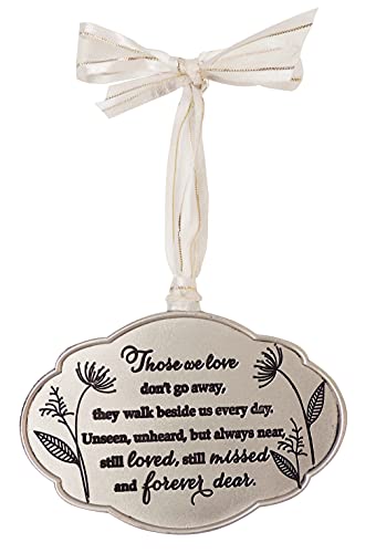 Abbey & CA Gift Those We Love Oval Ornament On White Ribbon - style: Those We Love Oval
