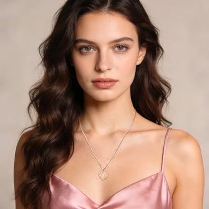 Angel Wings Necklace 925 Sterling Silver Guardian Angel Nurse RN Caduceus Pendant Charm Crystal Angel Jewelry Gifts for Women - style: F-Angel Wings Locket (Rose Golden)