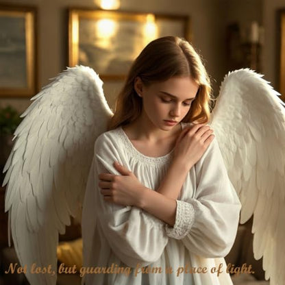 Cardinal Gifts for Women - Angel Figurines with Golden Butterfly Wings | Sympathy Gifts for Loss of Loved One,Mother,Father,Husband- Memorial Cardinal Decor for Home - 4.3" Resin Sculpted Statue - style: Kneeling