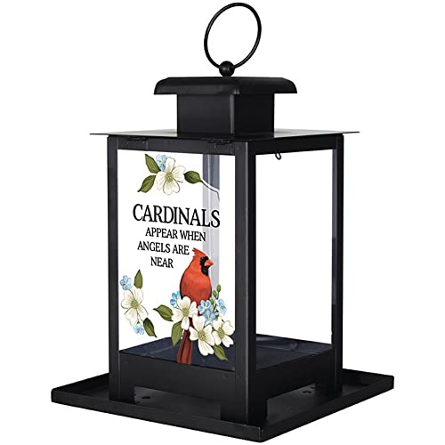 The Bridge Collection Cardinals Appear Bird Feeder - Memorial Gift