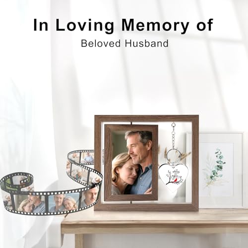 Memorial Gifts for Loss of Husband Picture Frame,Loss of Husband Sympathy Gift,Picture Frame In Memory of Loss a Loved One,Condolence Gifts Fits 4x6 In Photo - color: Husband
