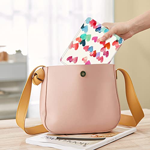 Fintie Photo Album 5x7 Photos, 52 Pockets Small Capacity Wallet Albums Book | Vegan Leather Cover, 5X7 Picture Keepsakes, Family/Wedding/Travel Memory Book, For Boys Girls Art Work, Raining Hearts - color: Raining Hearts
