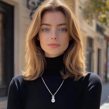 Infinity Urn Necklace for Ashes Sterling Silver Heart Moonstone Turquoise Birthstone Keepsake Memorial Cremation Jewelry for Women - style: Infinity A-BirthStone Customized