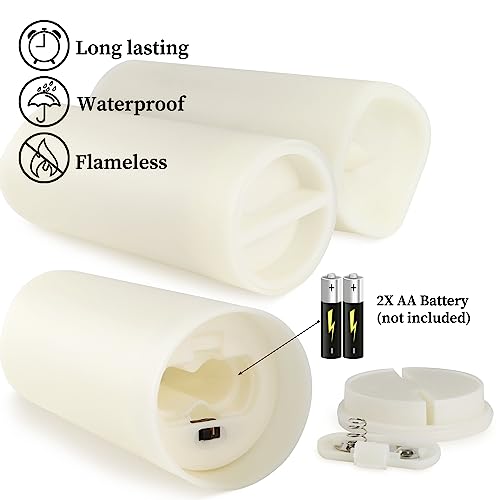 fclayvts 60-Pack LED Flameless Candles with Remote Control - Perfect for Parties, and Special Occasions (Three Sizes) - size: 60-Pack