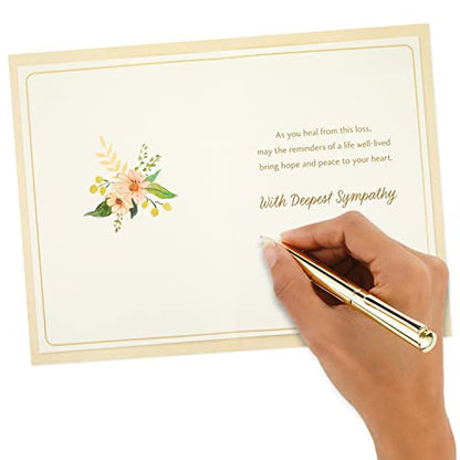 Hallmark Sympathy Card, Cardinal (Their Spirit Lives On) - color: Love Sees Us Through