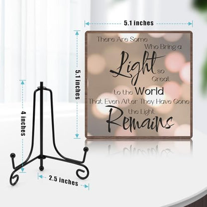 Sympathy Gifts for Loss of Loved One Memorial Wooden Plaque Sign With Stand Condolence Remembrance Gifts for Loss of Mother Father Husband Grief Bereavement Gift - color: Sympathy