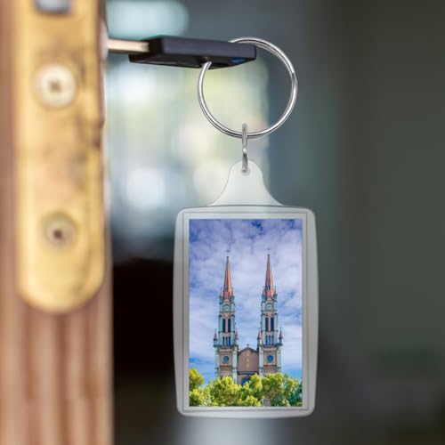 15/20 Pack Acrylic Photo Frame Keychain, Personalized Customizable Keychains, Clear Picture Keychain as Gift - color: 2"x 3"（15pack)