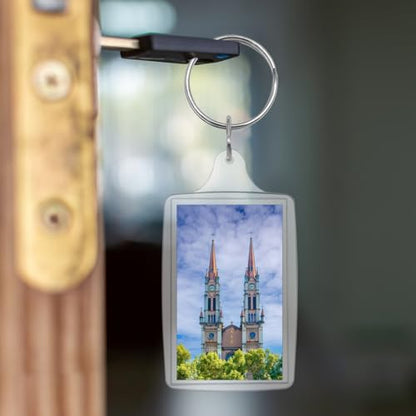 15/20 Pack Acrylic Photo Frame Keychain, Personalized Customizable Keychains, Clear Picture Keychain as Gift - color: 2"x 3"（15pack)