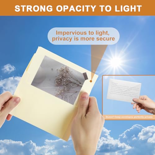 Silunkia 20 Packs Cream Blank Flat Note Cards and Envelopes 5 x 7 | Heavyweight Single Panel Cardstock and A7 Envelopes Printable Self Seal for Wedding Invitations, Thank You Cards - color: Cream, size: 5x7-20pcs