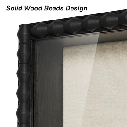 Love-KANKEI Deep Shadow Box Frame 8x10,Solid Wood Beaded Edge Frame,Black - color: Black, size: 8x10