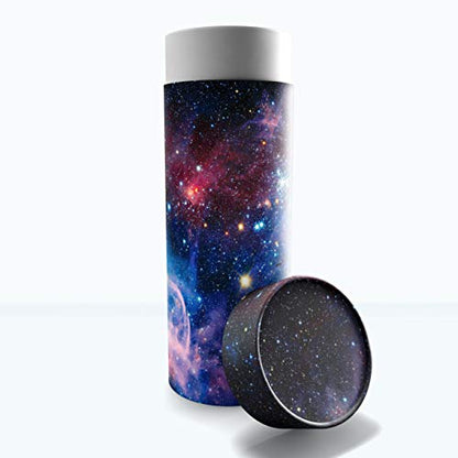 Cosmic Scattering Urn - Biodegradable Urns for Adult Ashes - Funeral, Burial, Niche, Columbarium - Medium - color: Cosmic, size: Medium 10"x4"