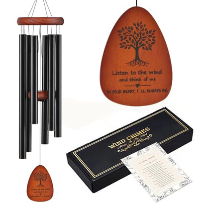 Memorial Wind Chimes for Loss of Loved One Outside Clearance - size: 32" Medium