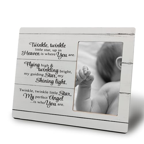 Mancheng-zi Miscarriage Angel Memorial Picture Frame, Baby Loss Gifts for Mothers and Parents