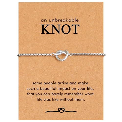 RZKING Bracelet For Women, Birthday Thank You Inspirational Gifts For Women - style: Love Knot