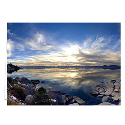 Canopy Street Breathtaking Landscape Note Card Pack / 36 Nature All Occasion Greeting Cards With White Envelopes Set / 6 Colorful Outdoor Scenery Designs / 3 1/2" x 4 7/8" All Occasion Sympathy Cards - color: Breathtaking Landscape