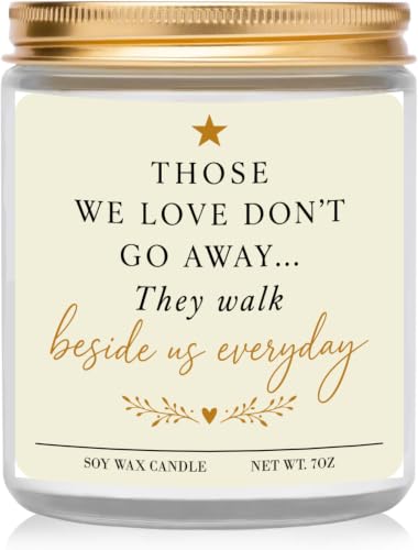 Remembrance Memorial Candle Gifts for Loss of Loved Ones, Sympathy Condolence Gift or Decorations, 7oz