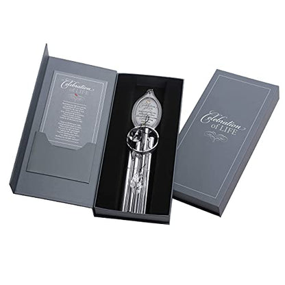 Sympathy Gift Set - Always with You Memorial Blanket with Celebration of Life Sympathy Wind Chimes