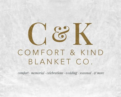 Custom Hug Blanket Comfort Gift Customized with Name, Personalized Soft Comfort Throw, Sending hugs, Get Well Soon, Long Distance Friendship or Relationship Gift, Missing You Present